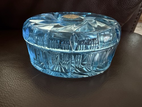 Bleikristall dose blau - bleikristall,