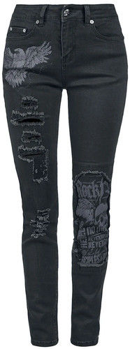 Rock rebel emp damen - rebel, jeans