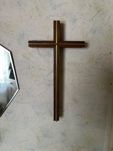 Wandkreuz holz mit - wandkreuz,