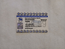 Hertha BSC Dauerkarte 98/99