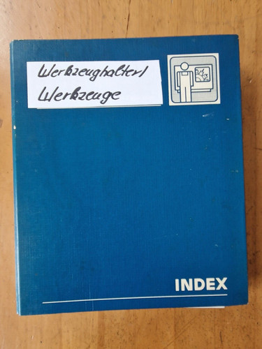 Index werkzeughalter werkzeuge - index, werkzeughalter/werkzeuge