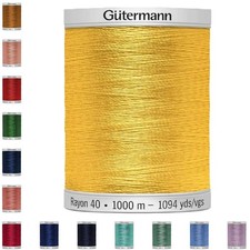 (6,65€/1000m) Gütermann Maschinen Stickgarn Rayon 40 Sulky Stickfaden Sticken 