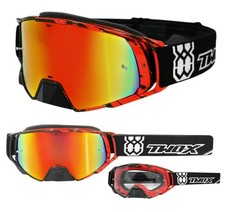 Motocross Brille TWO-X Rocket Crossbrille Crush MX Enduro verspiegelt iridium