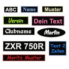 Namensschild Aufnäher Patch