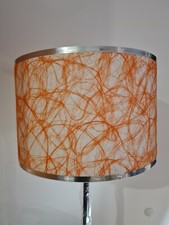 Lampenschirm weiß orange - weiß,