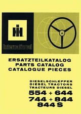 Ersatzteilkatalog IHC 554 644 744 844 844S Ersatzteilliste