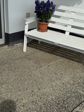 Waschbetonplatten, ca. 45 qm