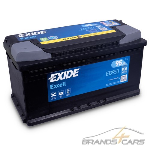 Exide autobatterie 12v - 12v, 95ah