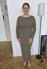 Maxikleid Stretch Schwarz