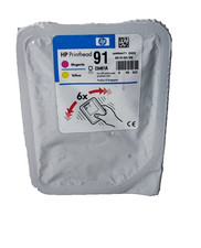 1x Orig. HP 91 - C9461A - Druckkopf Printhead Magenta/Yellow f. Deskjet Z6100