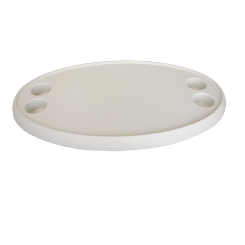 Tischplatte oval 46 cm - 76,
