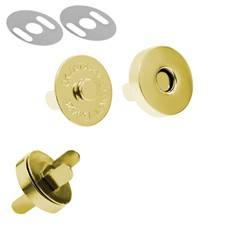 10 Magnet-Verschlüsse rund +