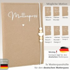 Mutterpasshülle aus Filz