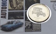 Ford Model T 1915 USA Briefmarkenhülle Oldtimer Auto Automobile Kongo 10 Francs 2002