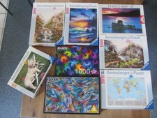 8x Puzzle Paket – Ravensburger Educa Enjoy Piatnik - 7 x 1000, 1 x 500 Teile