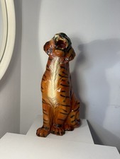 Vintage XL Tiger Keramik Figur