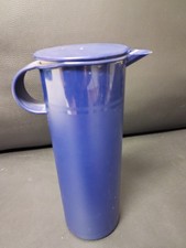 Tupperware, Kanne, blau, 1 L,  Deckel mit Kippvorrichtung 