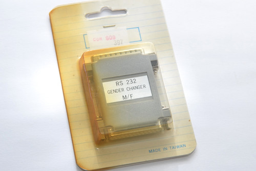 Vintage 232 gender changer - rs-232,