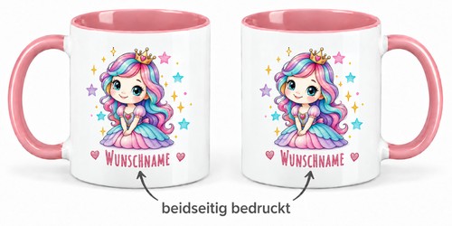 Prinzessintasse mit namen - mit,