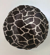 Runde Kissen mit Füllung Fellimitat Afrika Plüsch Waschbar Verschiedene Größen Ø