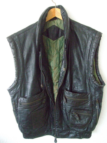 Herren leder weste - herren,