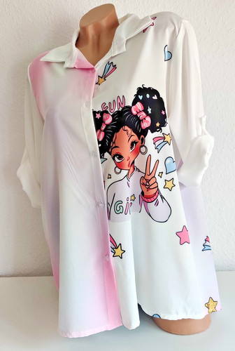 Tunika bluse neu print - bluse,