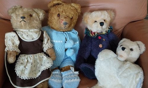 Konvolut alte teddybären 4 - teddybären,