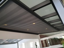 Unterdachmarkise Unterglasmarkise Sonnenschutz Markise 345 x 380 cm Elektromotor