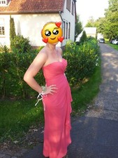 Abendkleid Ball Abiball Hochzeit Brautjunger Trauzeugin pink 36 Kleid Glitzer