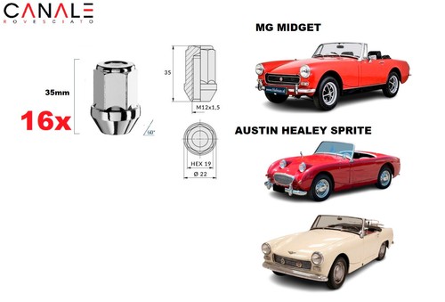 Satz radmuttern midget - radmuttern, mg