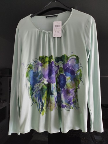 Neu seidenshirt langarm xl - neu, gr.