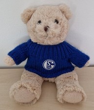 HEUNEC PLÜSCH FC SCHALKE 04 TEDDY BÄR S04 PULLOVER CA. 28 CM -- UNBESPIELT --
