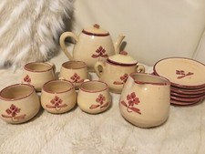 Spanisches Teeservice/Kaffeeservice  Ton Handgefertigt
