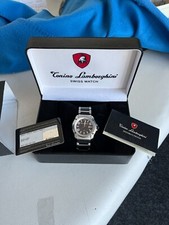 LAMBORGHINI UHR Chronograph Herrenuhr Paddock Watch Box Papiere