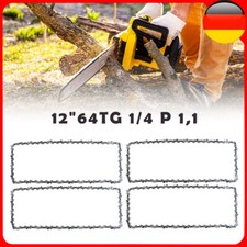 4X Sägekette 30cm 1/4" / 1,1