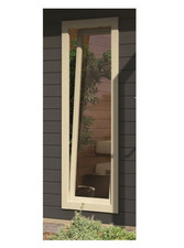Gartenhaus Fenster Dreh-/Kipp Echtglas 38mm Wände 60x169,5cm +LAGERABVERKAUF+