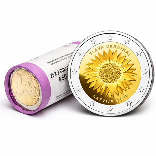 Euro gedenkmünze lettland - 2,