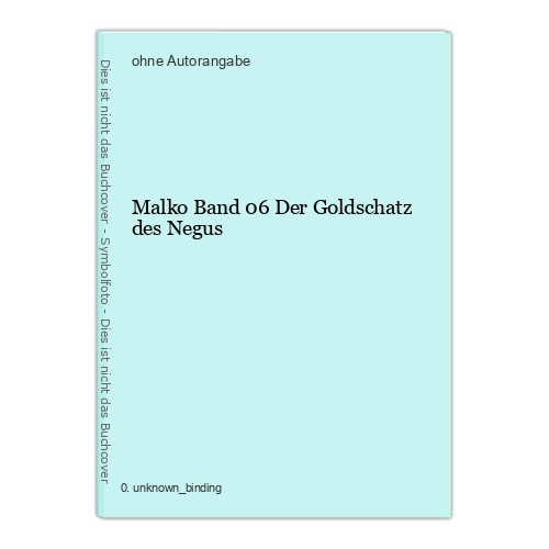 Malko band der goldschatz - malko,