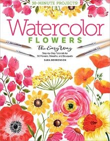 Watercolor flowers the easy - watercolor,