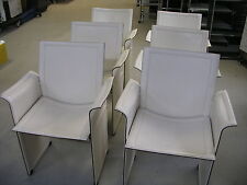 Matteo Grassi Korium Lederstuhl weiss, mehrfach vorhanden, MwSt