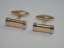 exzellente feine Manschettenknöpfe WEMPE Gold 750 modern