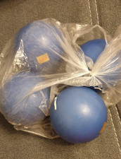 Adventskerzen in Blau Eika Kugel Kerzen rund