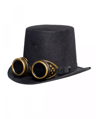 Steampunk zylinder mit brille - steampunk,