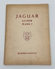 Jaguar 2.4 Liter Mark 2 Betriebsanleitung Deutsch- Vintage