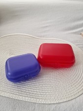 Tupperware to go mini twin in lila und rot, Neu