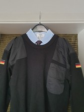 Dienst Hemd Blau Langarm Gr.44 LHBW Feuerwehr Bundeswehr THW Security