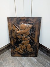 Vintage Kupferbild / Relief