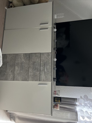 Schrank weis grau - schrank,