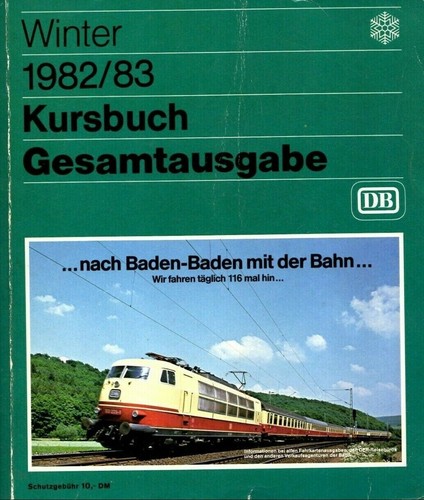 Kursbuch gesamtausgabe - db-kursbuch,