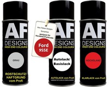 Spraydose Set für Ford 9SSE Candy Red Perl Autolack Klarlack Grundierung Spraydo